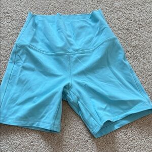 Lulu blue training shorts